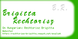 brigitta rechtorisz business card
